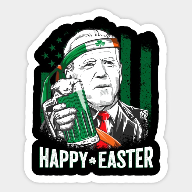 Confused Leprechaun Biden Happy Easter St. Patrick's Day Sticker by petemphasis